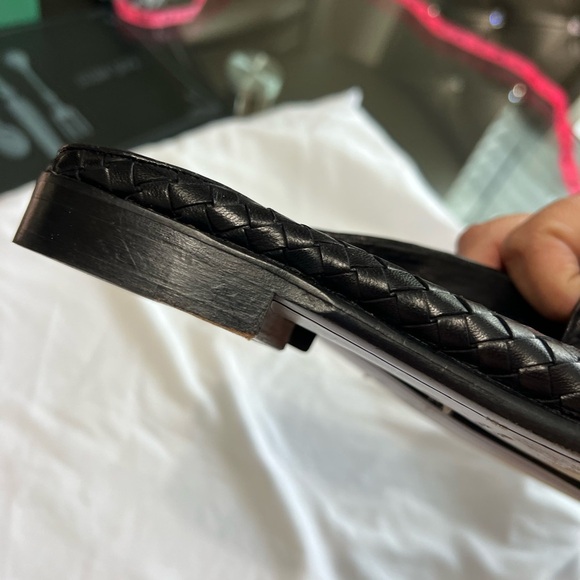 Black Woven Men's Shoes - Picture 3 of 6